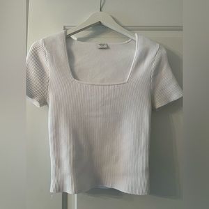 Women’s Abercrombie Ribbed Square-neck Tee Size S